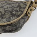 SAINT LAURENT Shoulder Bag PVC Leather Gray Gold Auth ti3759-12