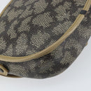 SAINT LAURENT Shoulder Bag PVC Leather Gray Gold Auth ti3759-13