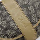 SAINT LAURENT Shoulder Bag PVC Leather Gray Gold Auth ti3759-14