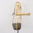 SAINT LAURENT Shoulder Bag PVC Leather Gray Gold Auth ti3759-23