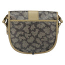 SAINT LAURENT Shoulder Bag PVC Leather Gray Gold Auth ti3759-3