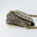 SAINT LAURENT Shoulder Bag PVC Leather Gray Gold Auth ti3759-4