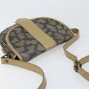 SAINT LAURENT Shoulder Bag PVC Leather Gray Gold Auth ti3759-6