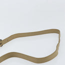 SAINT LAURENT Shoulder Bag PVC Leather Gray Gold Auth ti3759-8