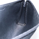 Christian Dior Trotter Canvas Pouch Zwart Goud Auth ti3761-16