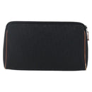 Christian Dior Trotter Canvas Pouch Zwart Goud Auth ti3761-3