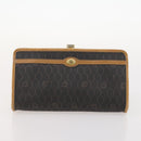 Christian Dior Honeycomb Canvas Clutch Bag PVC 2 Set Black Auth ti3763-10