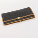 Christian Dior Honeycomb Canvas Clutch Bag PVC 2 Set Black Auth ti3763-13