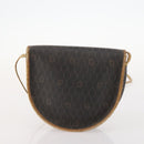 Christian Dior Honeycomb Canvas Clutch Bag PVC 2 Set Black Auth ti3763-3