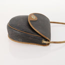 Christian Dior Honeycomb Canvas Clutch Bag PVC 2 Set Black Auth ti3763-4