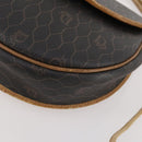 Christian Dior Honeycomb Canvas Clutch Bag PVC 2 Set Black Auth ti3763-8