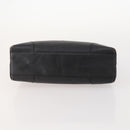 BOTTEGA VENETA Hand Bag Leather Black Gold Auth ti3770-5