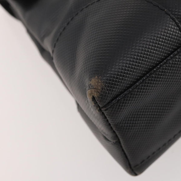 BOTTEGA VENETA Hand Bag Leather Black Gold Auth ti3770