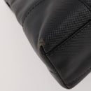 BOTTEGA VENETA Hand Bag Leather Black Gold Auth ti3770-17