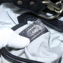 BALLY Hand Bag Leather Black Auth ti3771-20