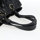 BALLY Hand Bag Leather Black Auth ti3771-7