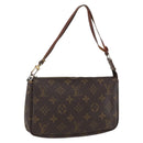 LOUIS VUITTON Monogram Pochette Accessoires Pouch M51980 LV Auth ti3773-1