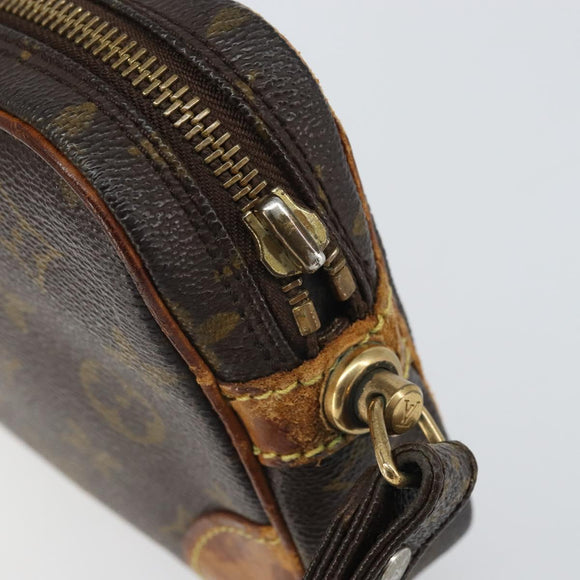 LOUIS VUITTON Monogram Marly Dragonne PM Clutch Bag M51827 LV Auth ti3775