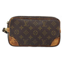 LOUIS VUITTON Monogram Marly Dragonne PM Clutch Bag M51827 LV Auth ti3775-13