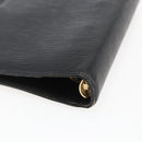 LOUIS VUITTON Epi Agenda MM Dagplanneromslag Zwart R20042 LV Auth ti3776-15