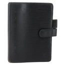 LOUIS VUITTON Epi Agenda MM Dagplanneromslag Zwart R20042 LV Auth ti3776-13