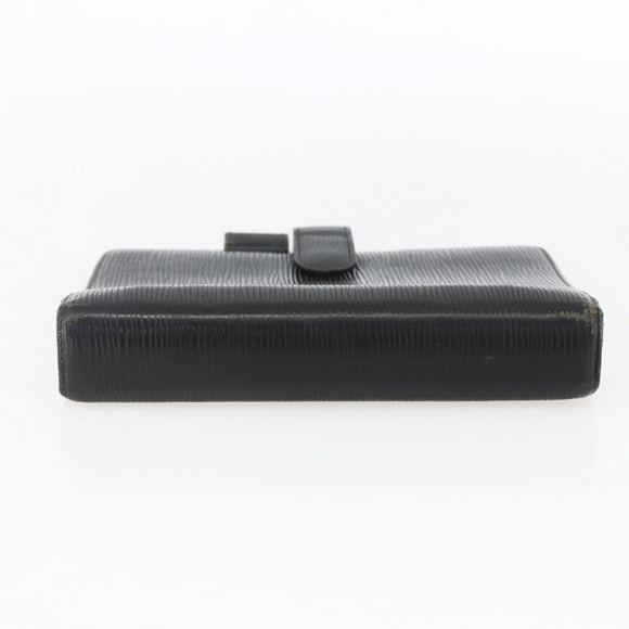 LOUIS VUITTON Epi Agenda MM Dagplanneromslag Zwart R20042 LV Auth ti3776