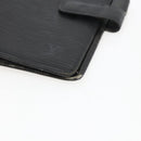 LOUIS VUITTON Epi Agenda MM Dagplanneromslag Zwart R20042 LV Auth ti3776-7