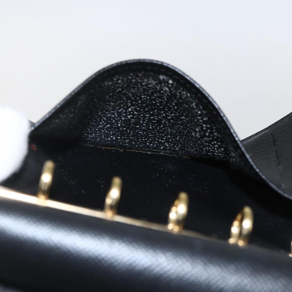 LOUIS VUITTON Epi Agenda PM Day Planner Cover Blue R20055 LV Auth ti3777