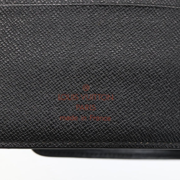 LOUIS VUITTON Epi Agenda MM Day Planner Cover Black R20042 LV Auth ti3778