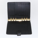 LOUIS VUITTON Epi Agenda MM Day Planner Cover Black R20042 LV Auth ti3778-13