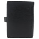 LOUIS VUITTON Epi Agenda MM Day Planner Cover Black R20042 LV Auth ti3778-3
