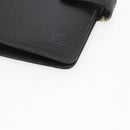 LOUIS VUITTON Epi Agenda MM Day Planner Cover Black R20042 LV Auth ti3778-8