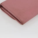 Miu Miu Long Wallet Leather Pink Auth ti3779-16