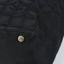 CHANEL New Travel Line Tote Bag Nylon Black Gold CC Auth ti3781-9