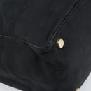CHANEL New Travel Line Tote Bag Nylon Black Gold CC Auth ti3781-14