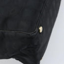 CHANEL New Travel Line Tote Bag Nylon Black Gold CC Auth ti3781-16