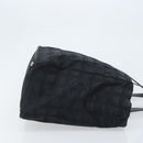 CHANEL New Travel Line Tote Bag Nylon Black Gold CC Auth ti3781-3