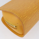 LOUIS VUITTON Epi Dauphine PM Pouch Yellow M48449 LV Auth ti3784-15