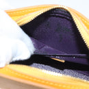 LOUIS VUITTON Epi Dauphine PM Pouch Yellow M48449 LV Auth ti3784-11