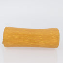 LOUIS VUITTON Epi Dauphine PM Pouch Yellow M48449 LV Auth ti3784-6