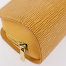 LOUIS VUITTON Epi Dauphine PM Pouch Yellow M48449 LV Auth ti3784-7
