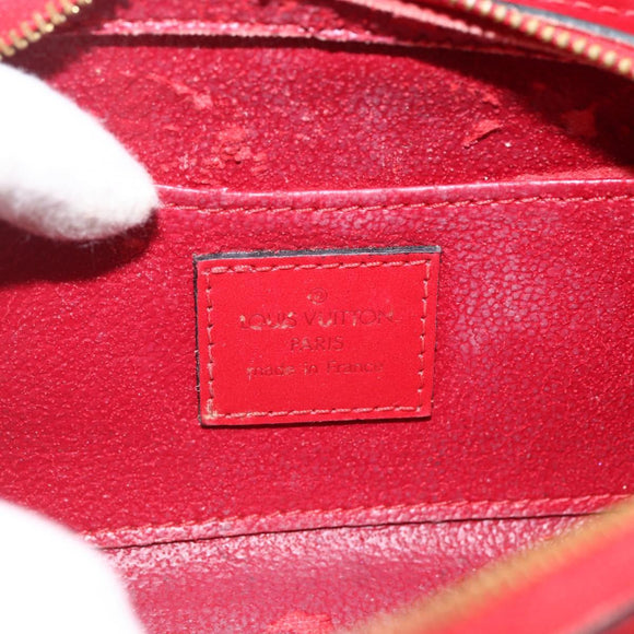 LOUIS VUITTON Epi Dauphine PM Pouch Castilian Red M48447 LV Auth ti3785