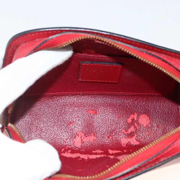 LOUIS VUITTON Epi Dauphine PM Pouch Castilian Red M48447 LV Auth ti3785