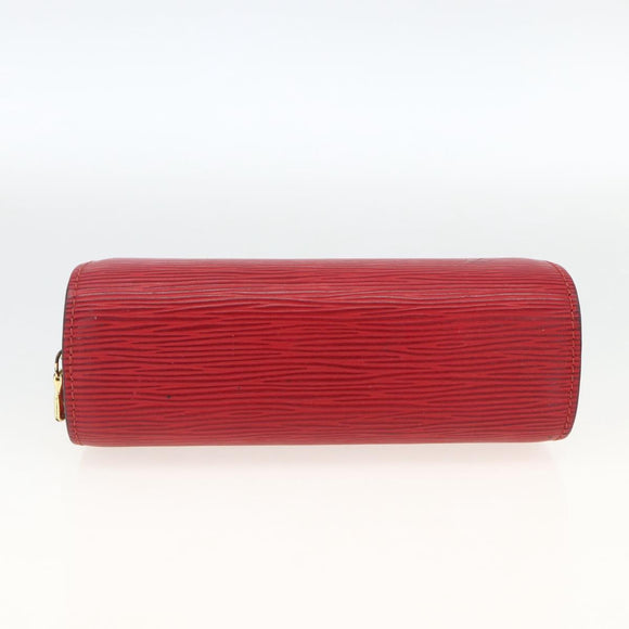 LOUIS VUITTON Epi Dauphine PM Pouch Castilian Red M48447 LV Auth ti3785
