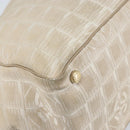 CHANEL New Travel Line Tote Bag Nylon Beige Gold CC Auth ti3788-15