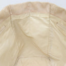 CHANEL New Travel Line Tote Bag Nylon Beige Gold CC Auth ti3788-18