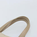 CHANEL New Travel Line Tote Bag Nylon Beige Gold CC Auth ti3788-8