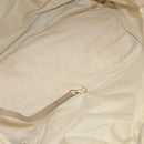 CHANEL New Travel Line Tote Bag Nylon Beige Gold CC Auth ti3789-16