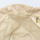 CHANEL New Travel Line Tote Bag Nylon Beige Gold CC Auth ti3789-17