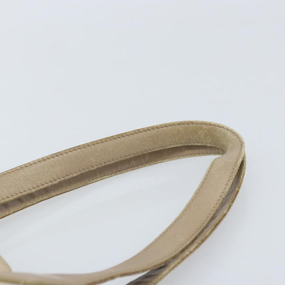 CHANEL New Travel Line Tote Bag Nylon Beige Gold CC Auth ti3789